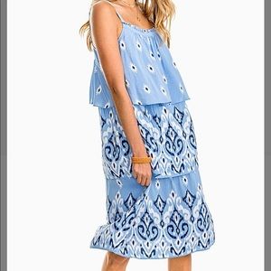 NWT Southern Tide Tiered Dress - L